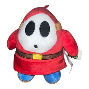 Super Nintendo 7” Shy Guy Plush Toy Small Good Stuff 2020 EUC